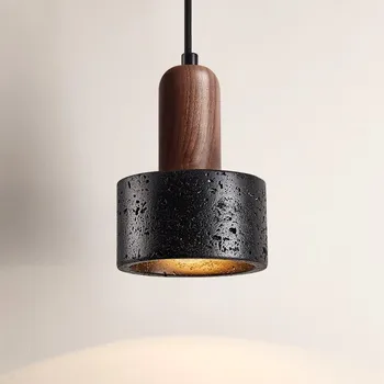 Black Travertine Luxury LED Pendant Lamp 1