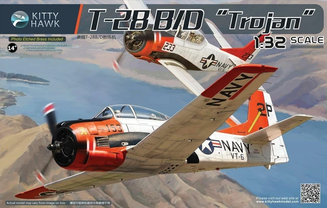 Kitty Hawk 1/32 32014 North-American T-28B Trojan Model Kit