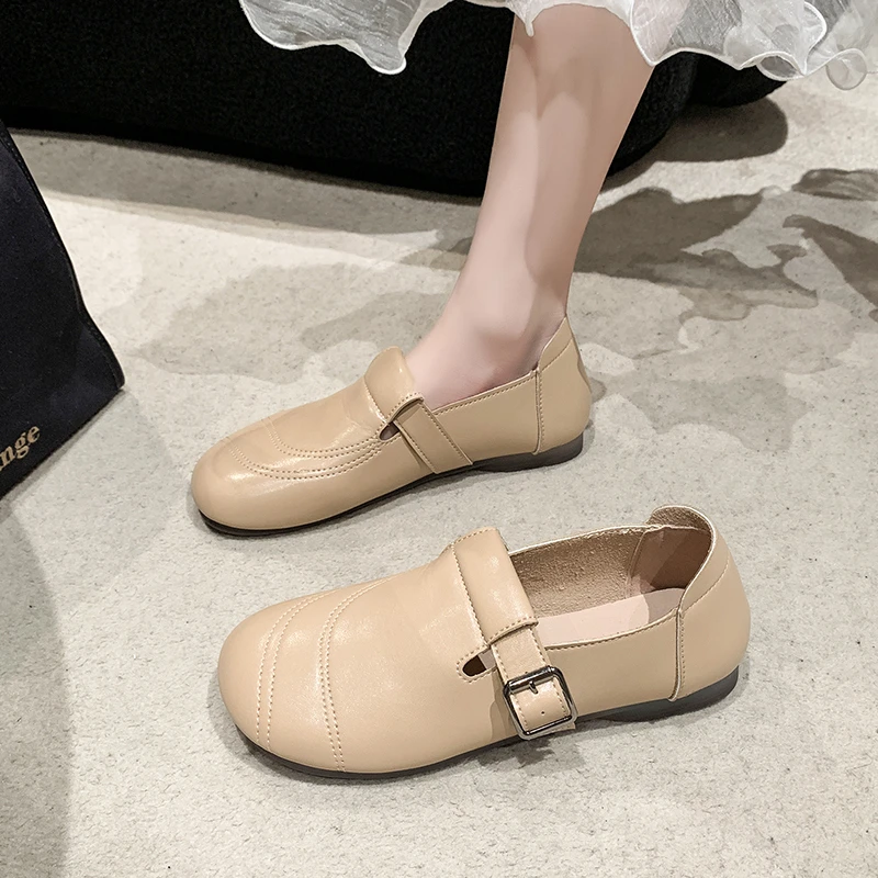 2024 NEW Fashion comfort Women Casual Patent Leather Slip on Flat Shoes Lady Cool Soft Spring & Summer Work Office