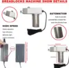 Portable Automatic Hair Curling Machine with 3 Heads, DIY Dreadlocks Braiding Hair Extensions/Electric Dreadlock Machine for Loc 2