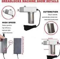Portable Automatic Hair Curling Machine with 3 Heads, DIY Dreadlocks Braiding Hair Extensions/Electric Dreadlock Machine for Loc 2