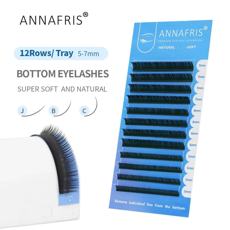 Natural Short Mink Bottom Eyelashes Extensions