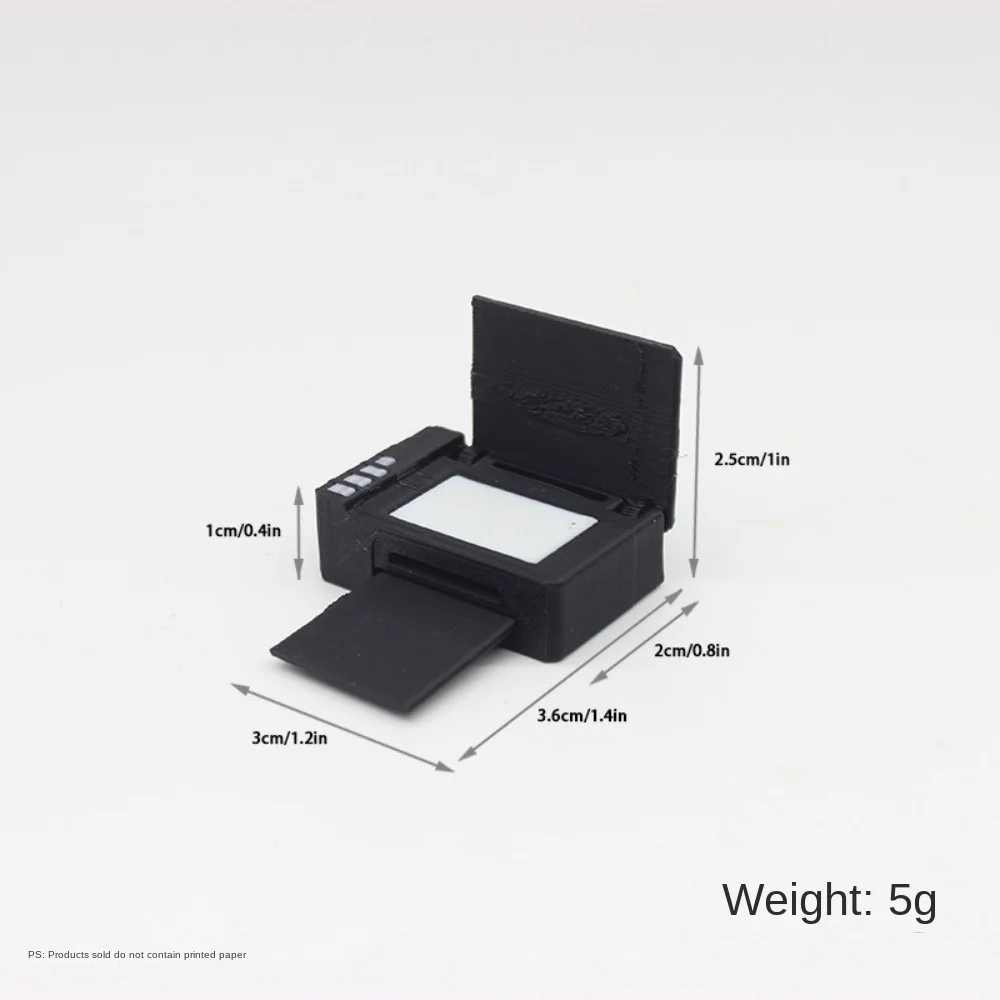 Miniature Plastic Dollhouse Printer Toy for Kids
