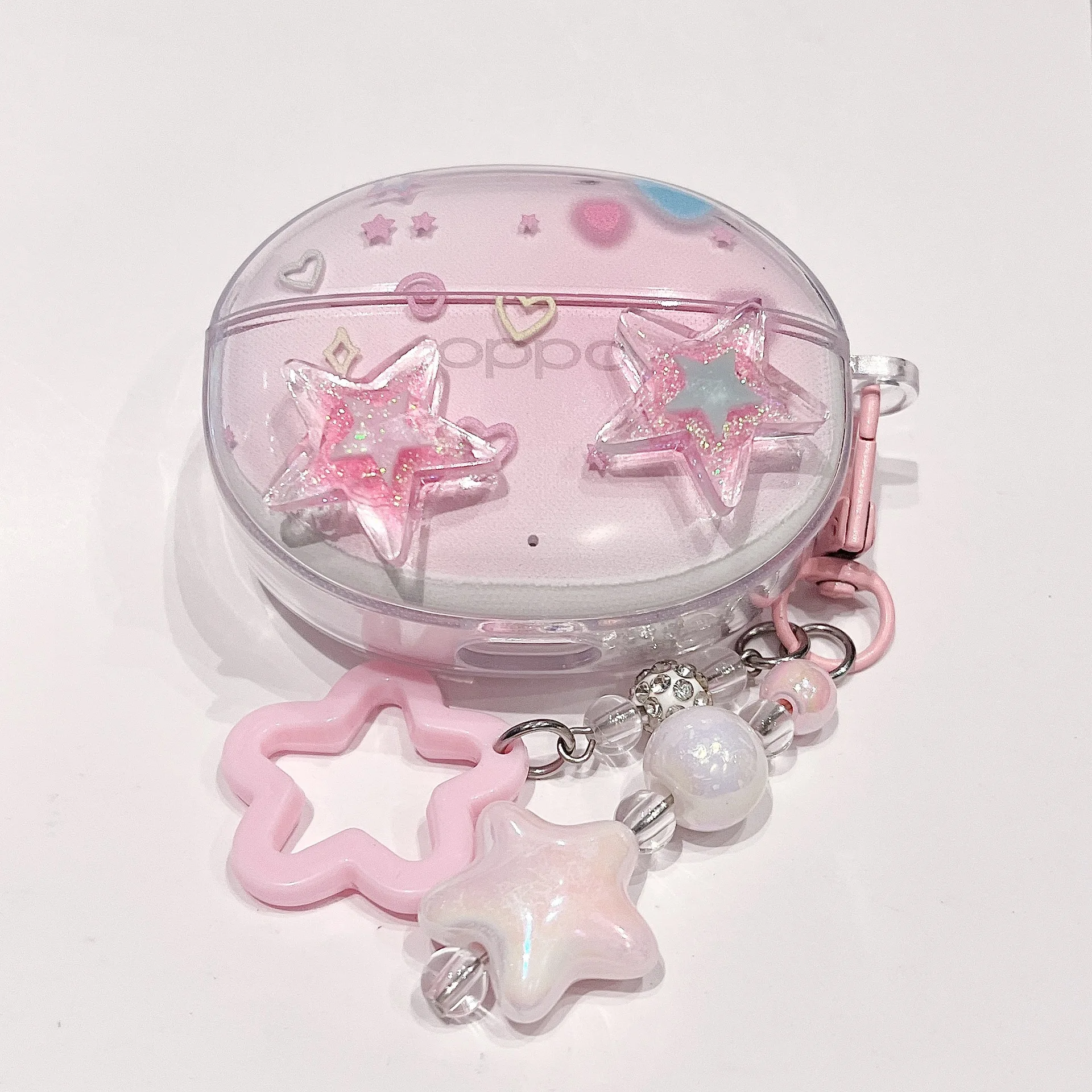Cartoon Flower Butterfly Pendant Protective Headphone Case - Cute and Soft Design