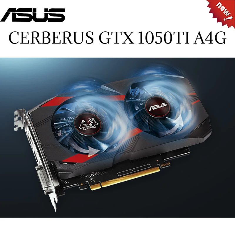 ASUS CERBERUS GTX1050TI A4G Graphics Card GTX 1050 Ti PCI Express 3.0 4GB  GDDR5 128Bit 7008MHz Gaming Motherboard Video Card New - AliExpress