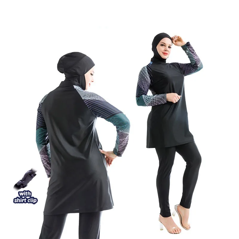 Muslim wimwear Women Hijab Swimsuit Modest Swimming Suit Islamic Cover Ups  Burkini Hijabs For Woman Long Sleeve Bathing Swim - AliExpress