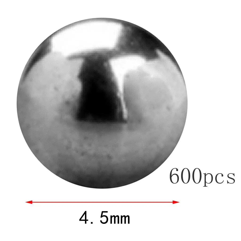 600 Billes D'acier Pour Roulement De Vélo - 4,5 Mm - Réparation Cycliste - Neuves