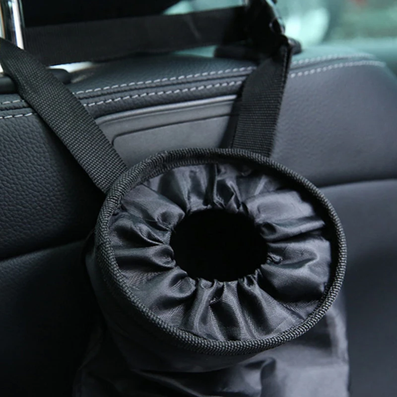 1/2PCS Car Seat Back Trash Holder Hang Litter Bag Garbage Storage Rubbish Container Oxford Cloth Car Waste Bins Cleaning Tools car trash can car storage bag car trash bag