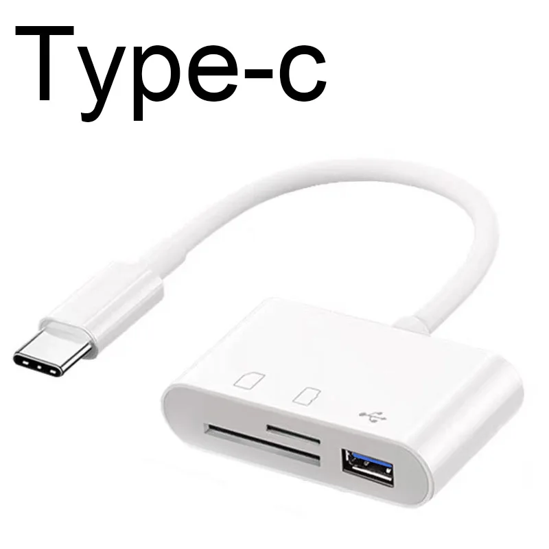  - Type-C Micro Adapter TF CF SD Memory Card Reader Writer Compact Flash USB-C for IPad Pro Huawei for Macbook USB type c adapter