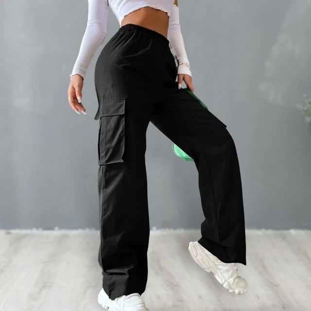 Large Size Solid Color Cargo Pants Women Casual Jogger Pants Women  Sweatpants Ladies Trousers Oversize Joggers Pants Women S-4XL - AliExpress