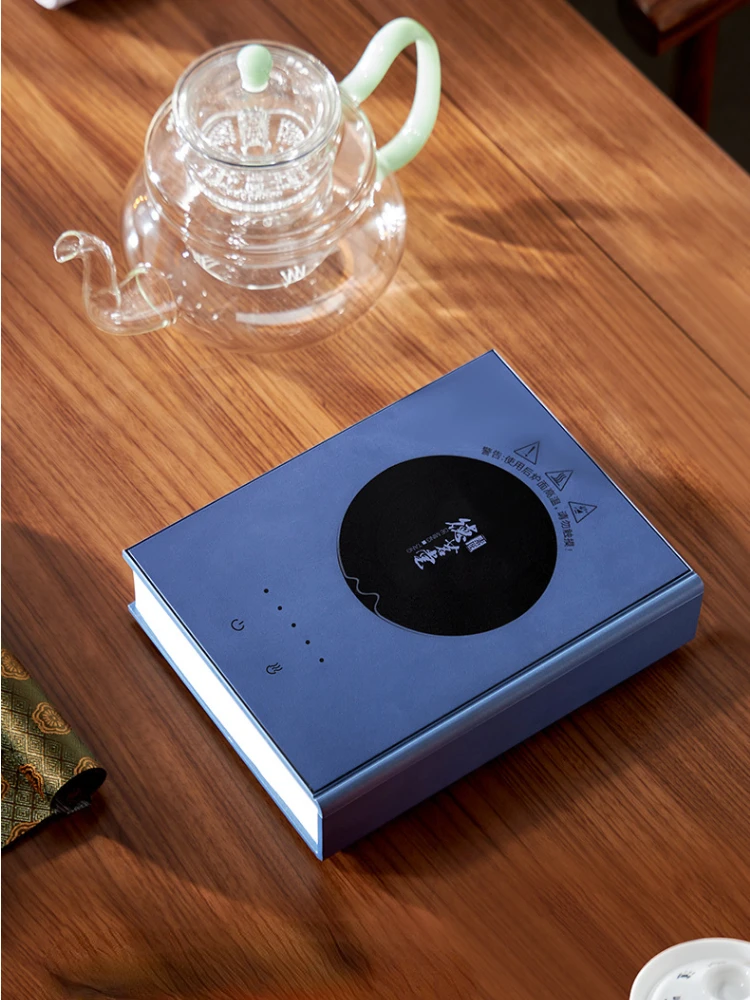 1000w Book Electric Pottery Furnace Silent Tea Stove Cooker Far Infrared Heating 5gears Adjustment Microcrystalline panel 4