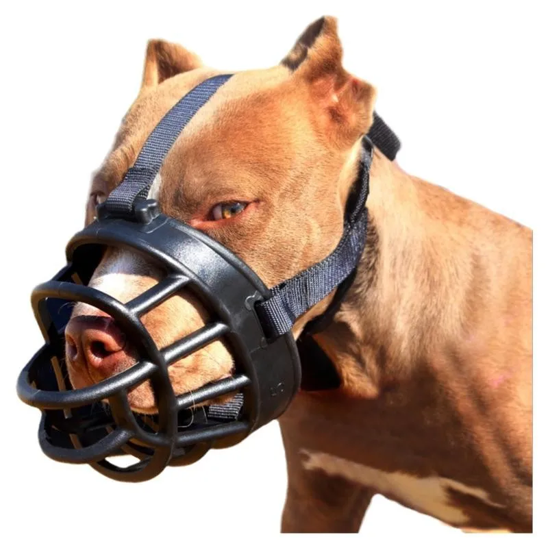 Comfy Soft Silicone Pet Dog Muzzle Breathable Basket Muzzles for Small Medium Large and X-Large Dogs Stop Biting Barking Chewing