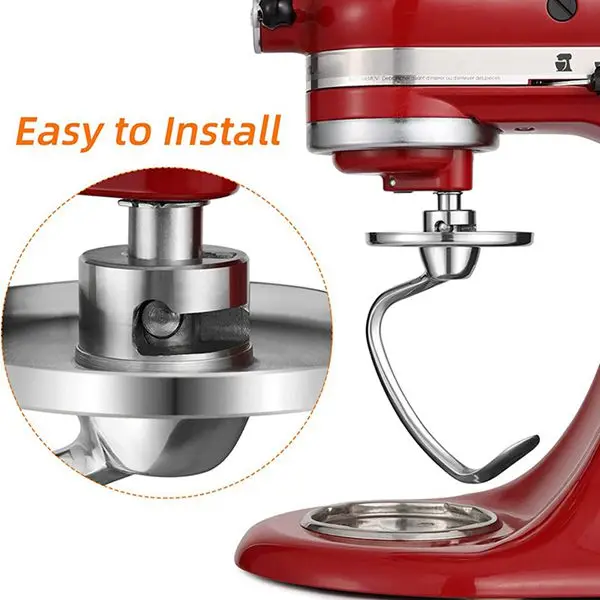 1 Gancho Para Masa K45DH Para Batidora KitchenAid, Accesorio Para Masa  Recubierto Para Batidoras De Pie Con Cabezal Inclinable KitchenAid K45  K45SS KS