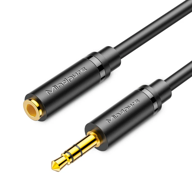 Premium 3.5mm Audio Extension Cable - Male to Female HiFi Sound Cord Extender