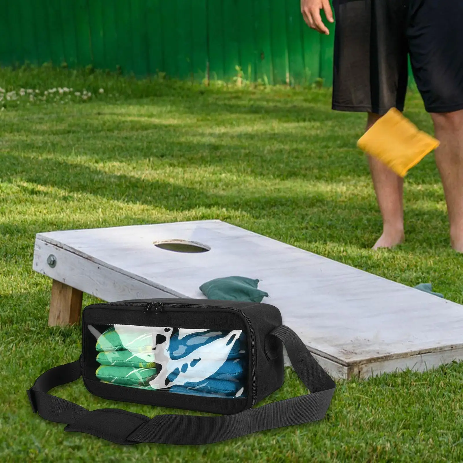 Cornhole Bag Carrying Bag for Tossing Outdoor Fun Corn Hole Bean Bags Holder Cornhole Bag Carrying Bag for Tossing Outdoor Fun Corn Hole Bean Bags Holder