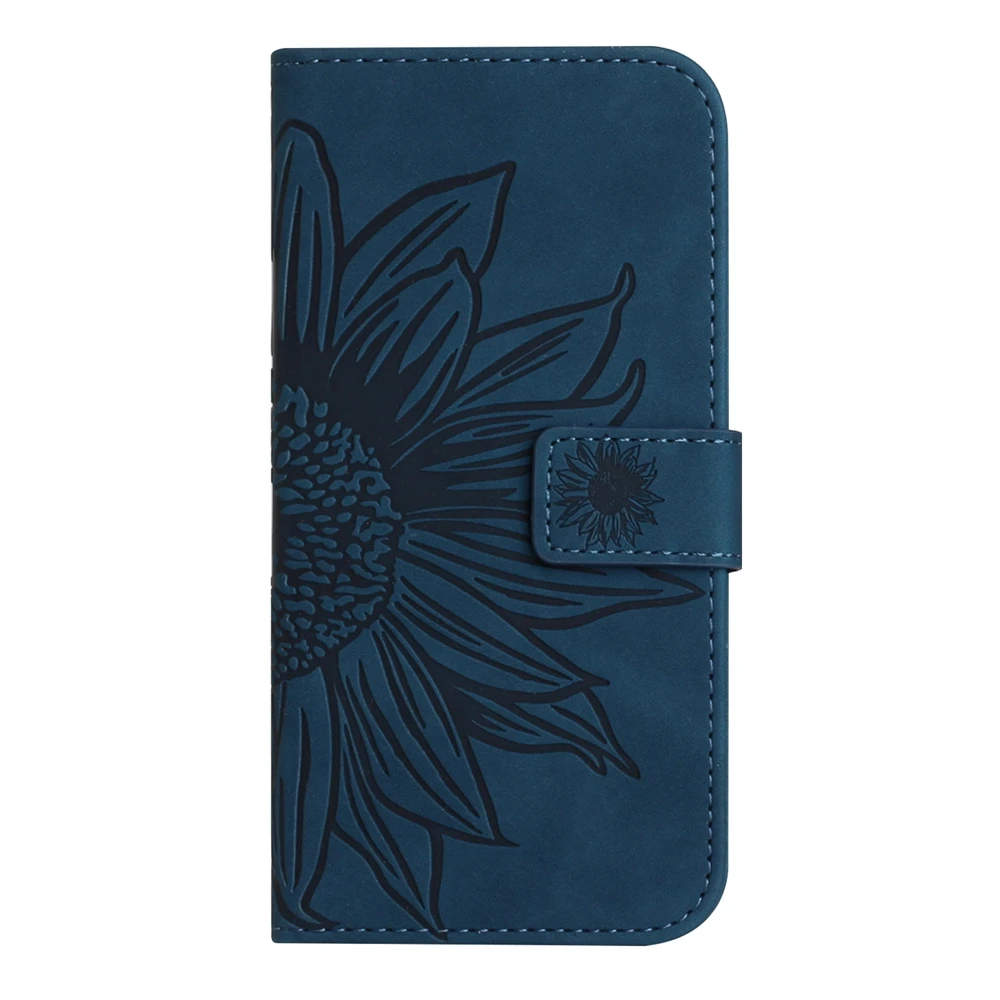 Sunflower Leather Wallet Phone Case - Flip Cover
