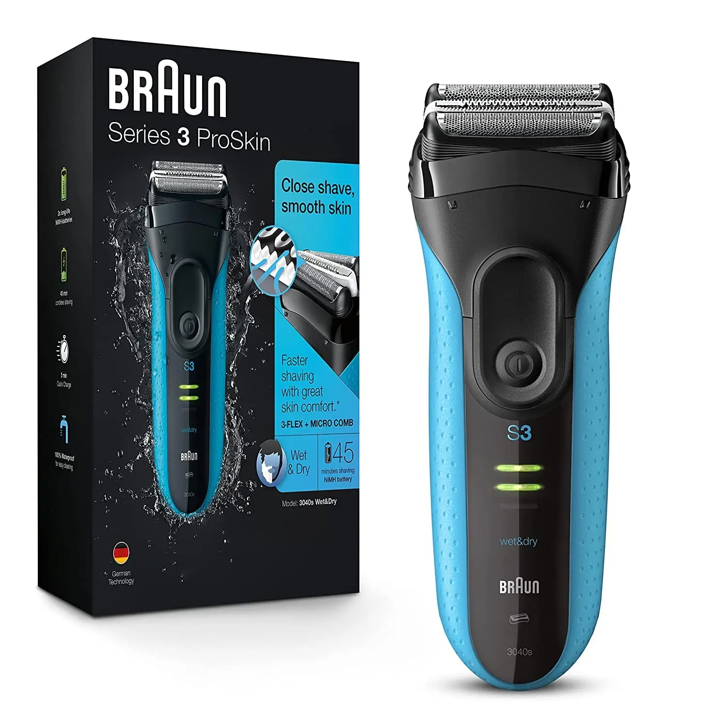 braun-electric-series-3-razor-with-precision-trimmer-rechargeable-wet-dry-foil-shaver-for-men-blue-black-4-piece