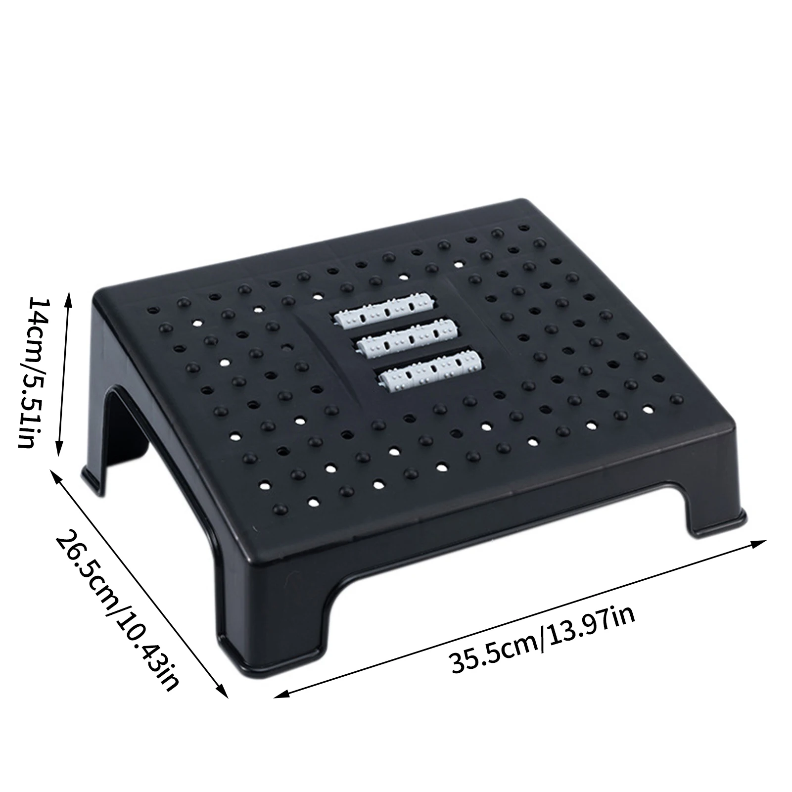 Feet Stool Chair Ergonomic Foot Stools Home Ottomans With Massage Texture Roller Creative Under Desk Footrest Leg Rest Chair For