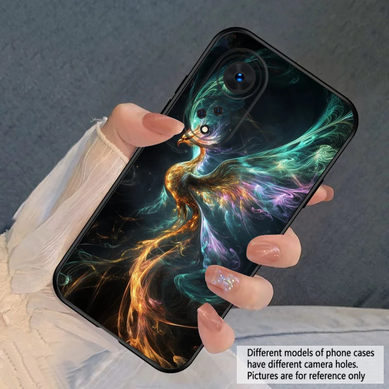 Cartoon Phoenix Silicone Soft Phone Case
