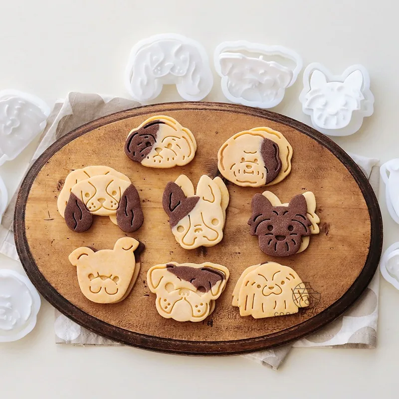 Animal Dogs Cookie Cutters Mold Biscuit Baking Tool Kitchenware for Kids