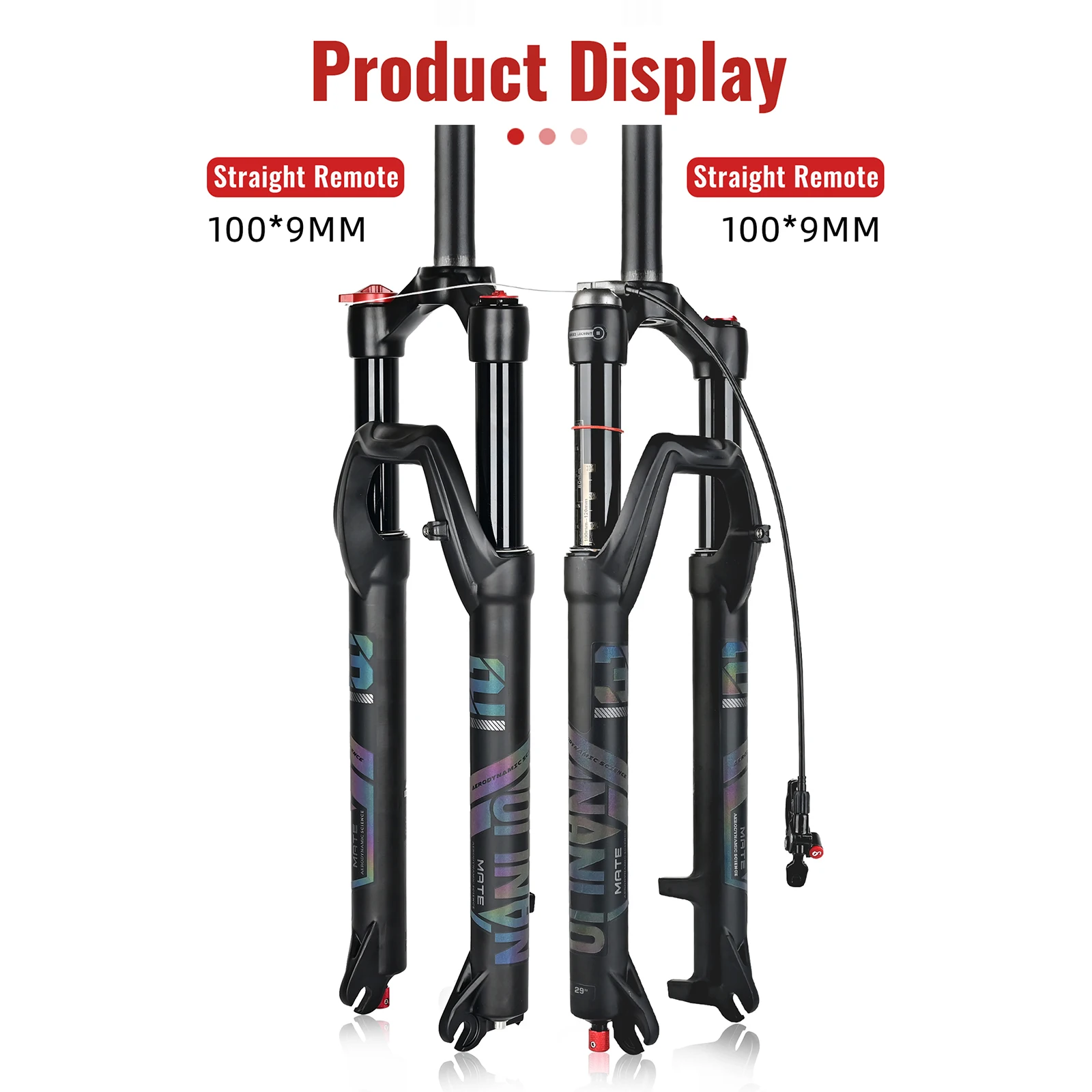 

Straight Tube Bicycle Suspension Forks 29 Inch MTB Air Fork Rebound Adjustment Mountain Bike Fork