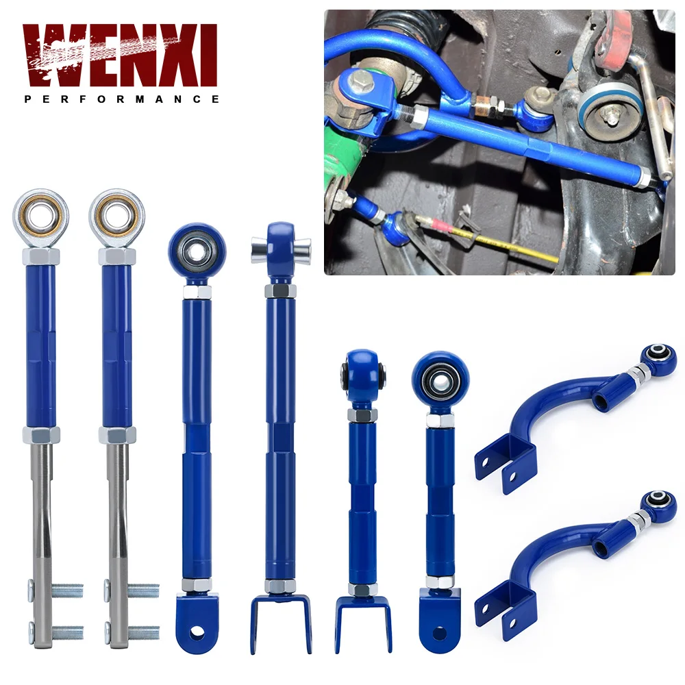 

CHASSIS COMPONENTS FOR 95- 98 240SX S14 S15 CAMBER+TRACTION+TENSION+TOE FRONT REAR SUSPENSION kits