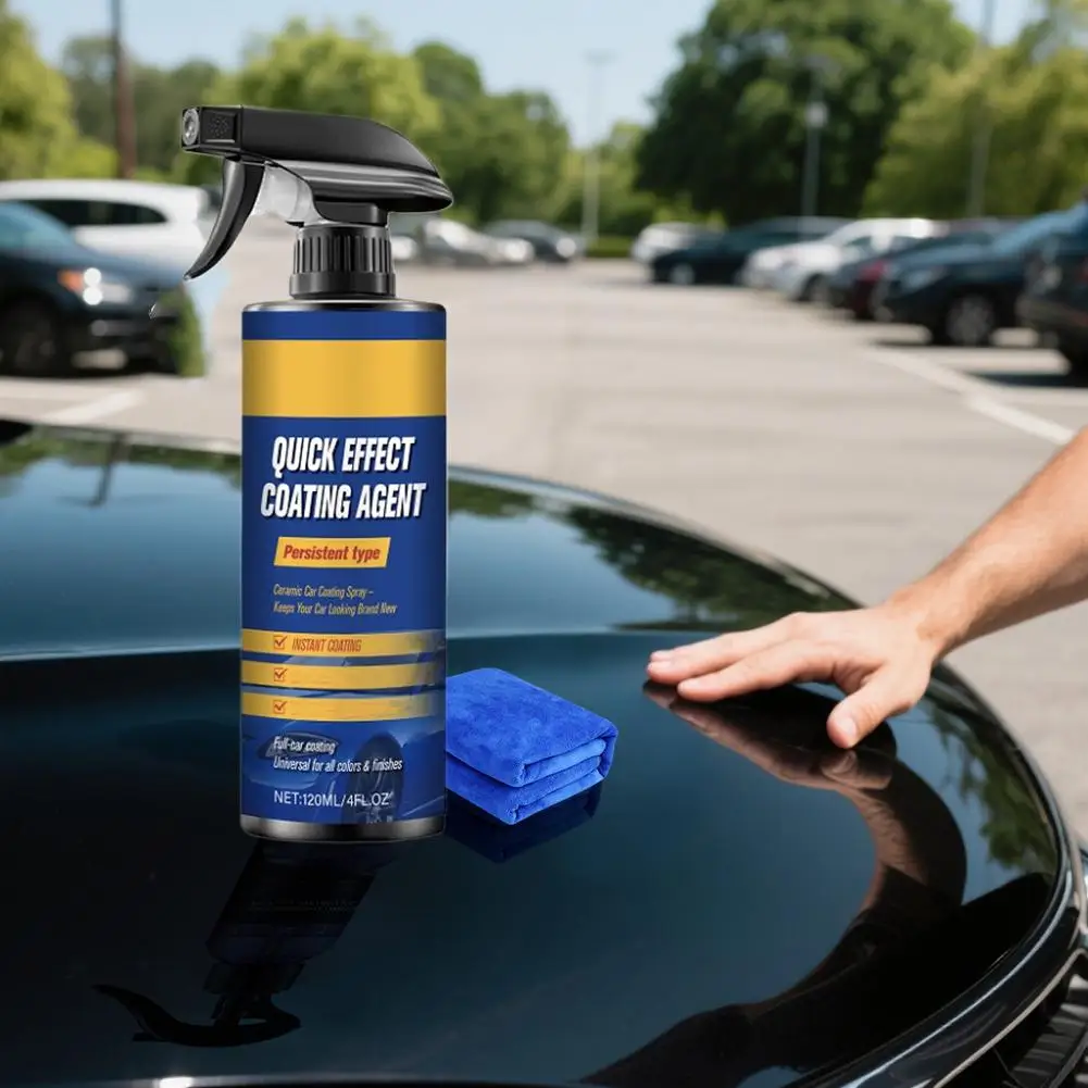 Car Coating Spray Paint Surface Repair Renewal Polishing Glaze Sealing Agent Paint Brightening Long-Lasting Auto Coating Spray