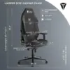 Gaming Chair Ergonomic PC Game Chair- Lumbar Support Headrest 4D Armrests Computer Chair, Big and Tall Comfortable Large, 3