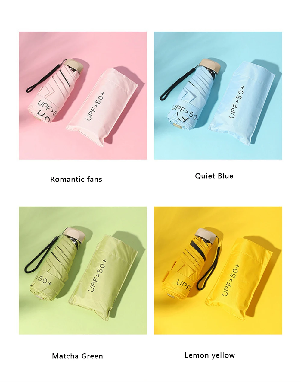 Description Picture 6 of itemMini Pocket Rain Umbrella Sun Shade Umbrella Women Rain Umbrella UV Sun Umbrella Capsule Umbrella business umbrella it