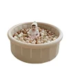 Playable Sand and Water Baby Ball Pool -Inflatable Children's Ocean Fence Indoor Household Thickened Bobo Pool Fun Toys for Kids 2