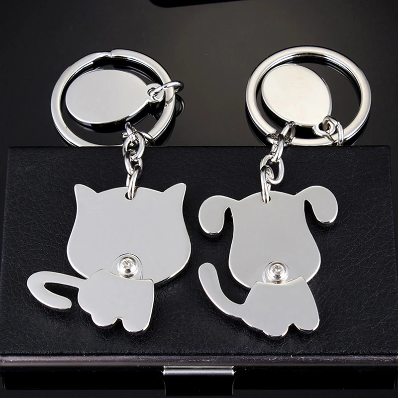 Hochwertiger Metall-Schlüsselanhänger mit Wackelhund, Modisches Taschenaccessoire – Detail 3