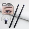 Small Iron Concealer Brush Angled Cream Foundation Concealer Makeup Brushes Oblique Angled Triangle Concealer Makeup Tools 6