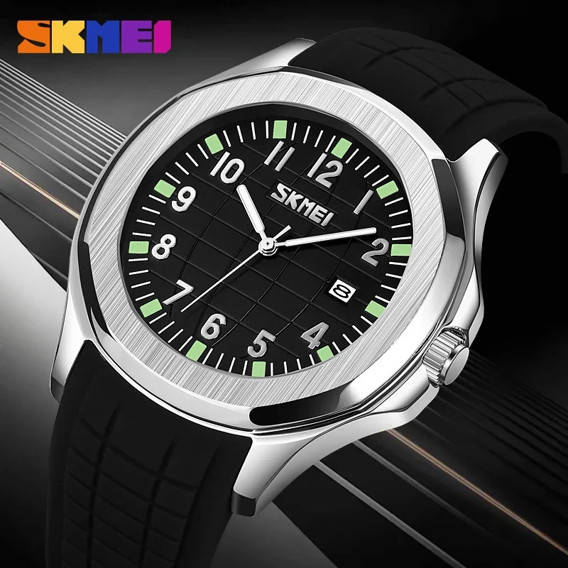 SKMEI 9286 Mens Sports Watches Casual Waterproof Date Display Watch for Men Quartz Movement Wristwatches Clock Relogio Masculino