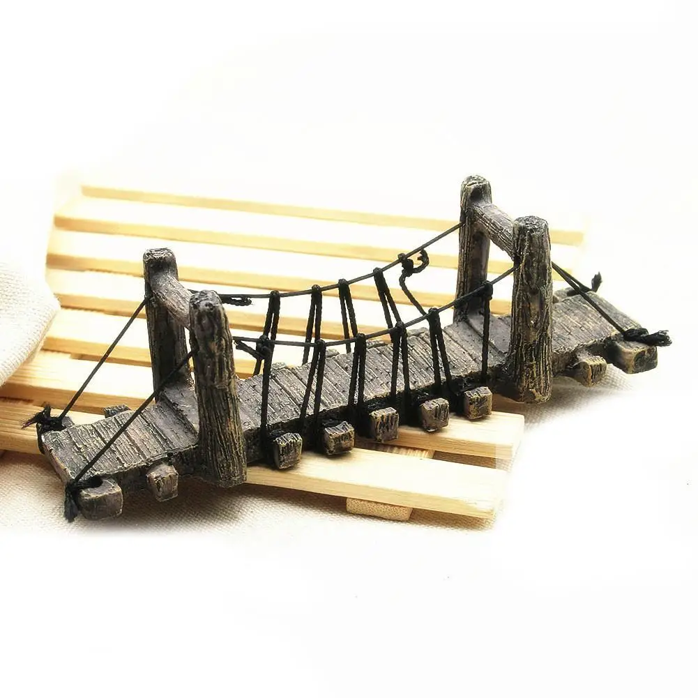 Fake Aquarium Water Bridge Ornament Fish Tank Synthetic Resin Decor Non-toxic Ornament Decoration Aquarium Accessories