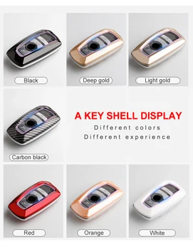 Cover chiate/telecomando per BMW F30 F20 F11 F10 E87 G20 E46 f31 F34 G30 X3 F25 520 525li M3 M4 Serie 1 3 5 Accessori Auto - Copertura Della Cassa Chiave dell automobile Borsette Per BMW F30 F20 F11 F10 E87 G20