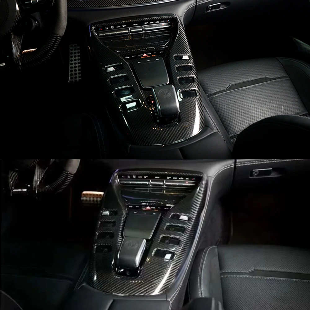 メンズドライカーボンファイバーインテリアアクセサリー,11個