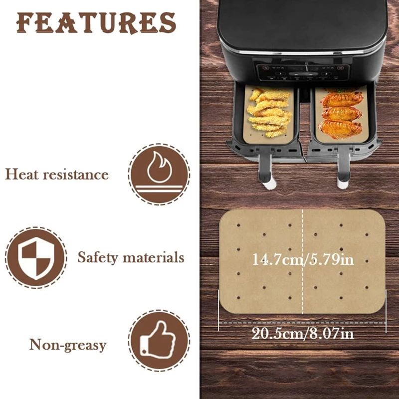 6 Pieces Double Basket Airfryer Parts For Ninja Foodi AF300UK AF400UK,  Tower T17088, Instant Salter Dual Zone Deep 7.6L-9.6L - AliExpress