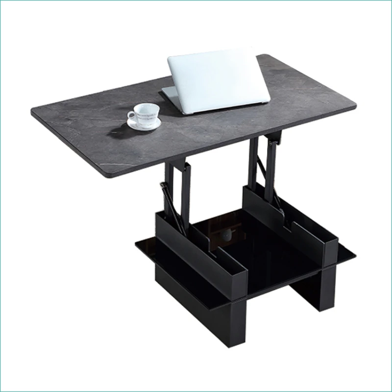 

retro vintage lifting writing desk transforming living room wooden collapsible cafe coffee table