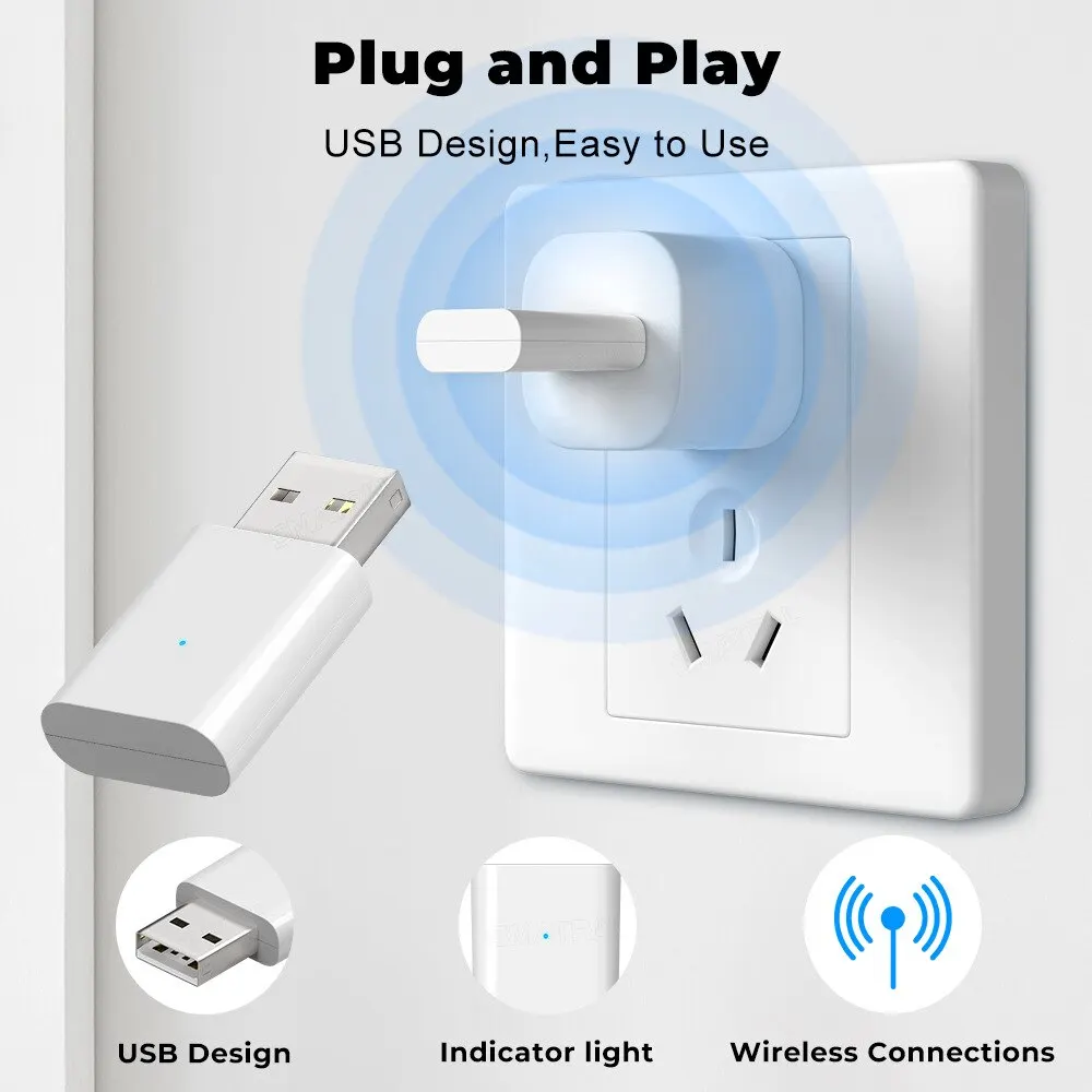 Smart zigbee bridge Smart zigbee gateway Tuya ZigBee Signal Repeater USB Signal Amplifier Extender ZigBee Gateway Smart Home Devices Smart Automation For Life