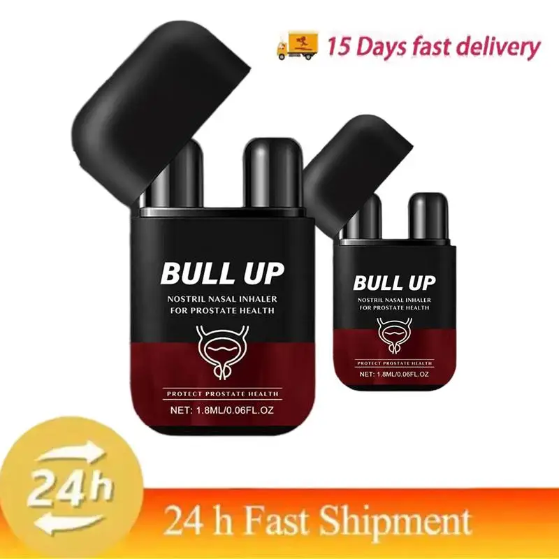 2Pcs Man Prostatitis Nasal Inhaler Urethritis Dysuria Treatment Frequent Urination Urgency Prostatic Swelling Relief Nasal nasal inhaler