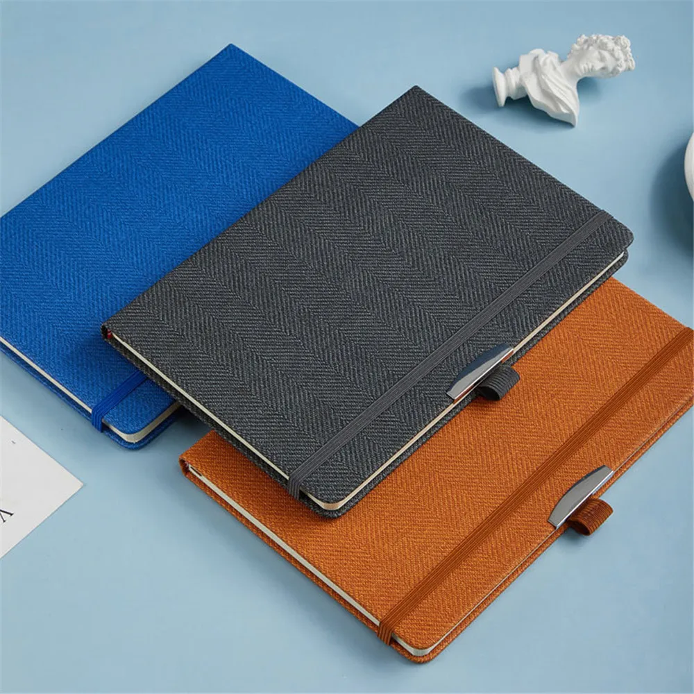 A5 Notebook Diary Business Notepad Agenda Planner With Bandage 