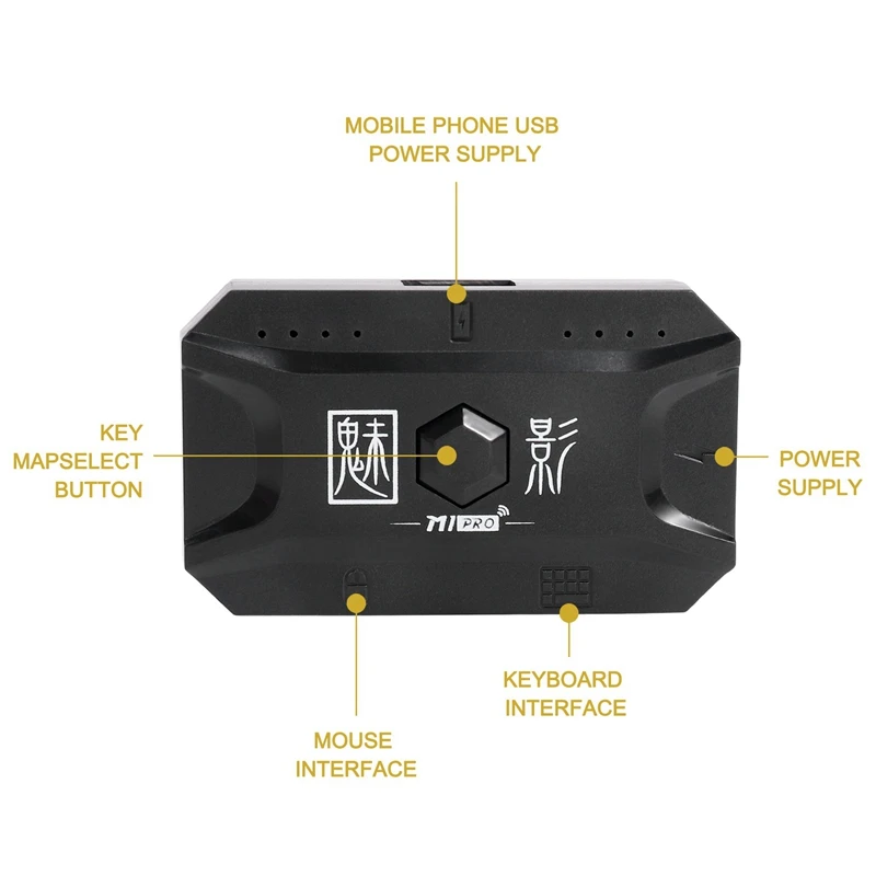 Plug and Play Gamepad PUBG Mobile Controller Gaming Keyboard Mouse Converter Bluetooth 5.0 for Android Adapter