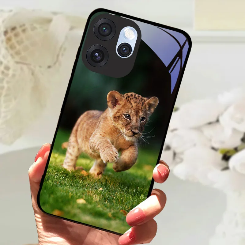 Tempered Glass Phone Case with Full Camera Protection