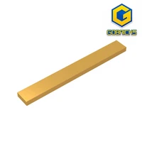Gobricks 10PCS Plate Brick Particles 4162 1x8 Compatible Assembles For Building Blocks Parts Educational Creative Gft Toys Adult 1
