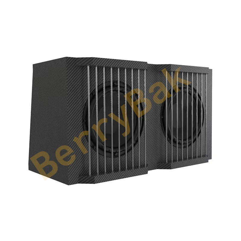 Berrybak Car subwoofer double 8 "car subwoofer stereo modification