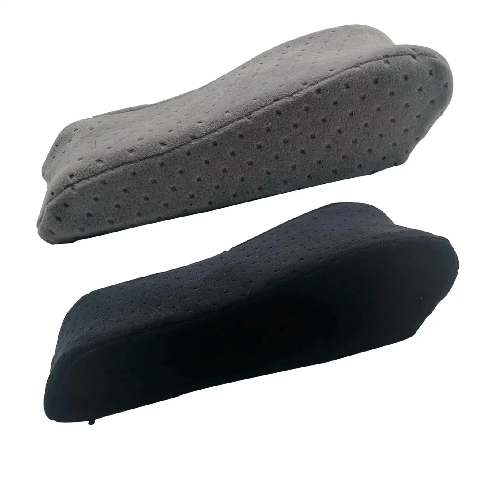 Ergonomic Armrest Cushions Comfy Memory Foam Removable Cover Velvet Arm Rest