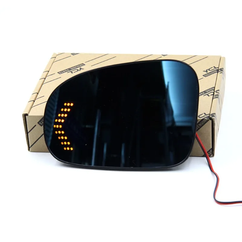 for Malaysia PERODUA MYVI AXIA WISH MARK X 2Pcs Car Rearview Mirror Heating Dynamic Turn Signal Anti-glare HD Blue Mirrors detail image 4