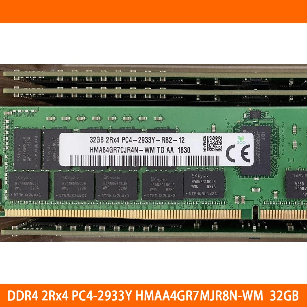 

1PCS RAM 32GB DDR4 32G 2Rx4 PC4-2933Y HMAA4GR7MJR8N-WM Server Memory High Quality Fast Ship