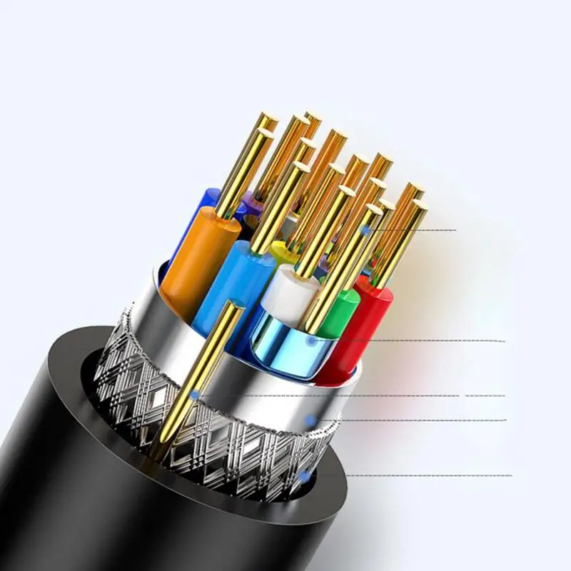 USB C Male To Male Adapter High-speed Portable USB 3.1 Extension Cable Lightweight Electronics Cell Phone Connector For Tv