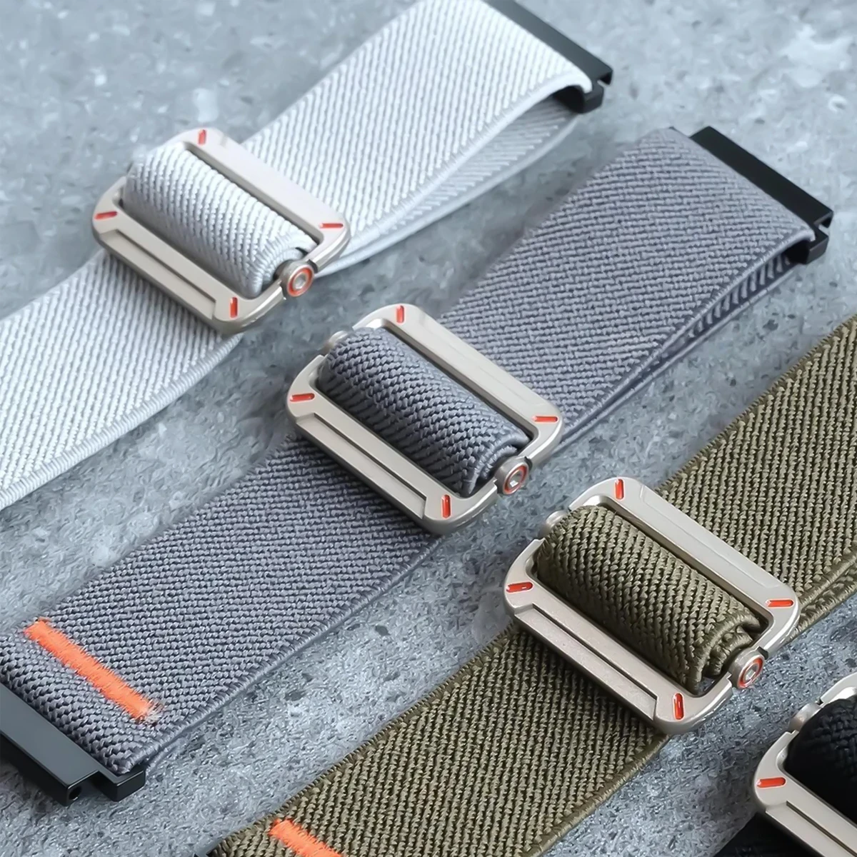 Nylon Breathable Elastic Smartwatch Wristband Bracelet